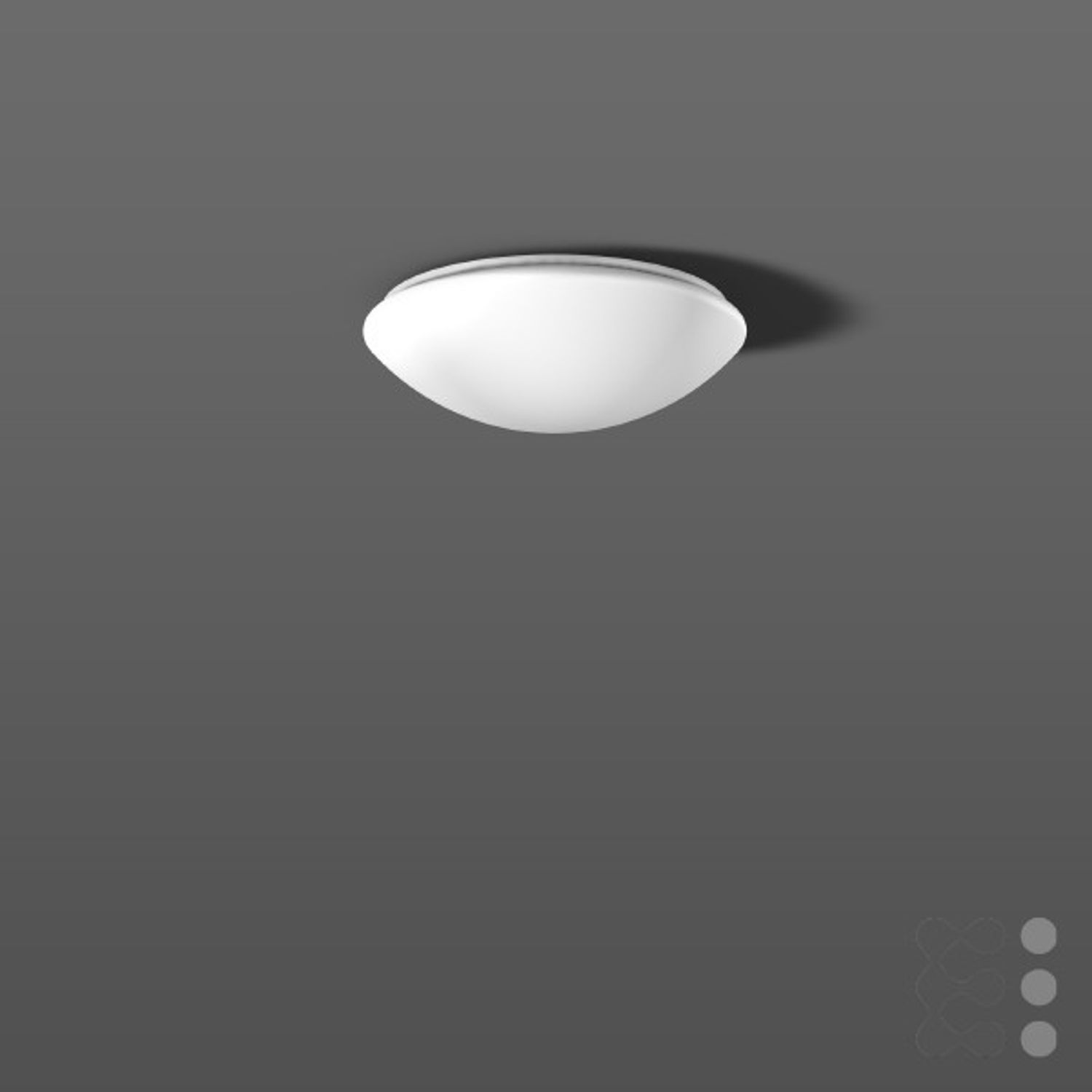 RZB LED-Decken-/Wandleuchte 3000K D300 H100 PMM 311626.002.7 Bild 1