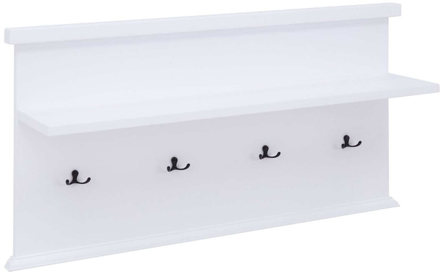 Wandpaneel Galineo Garderobenpaneel 99cm weiß MDF Bild 1
