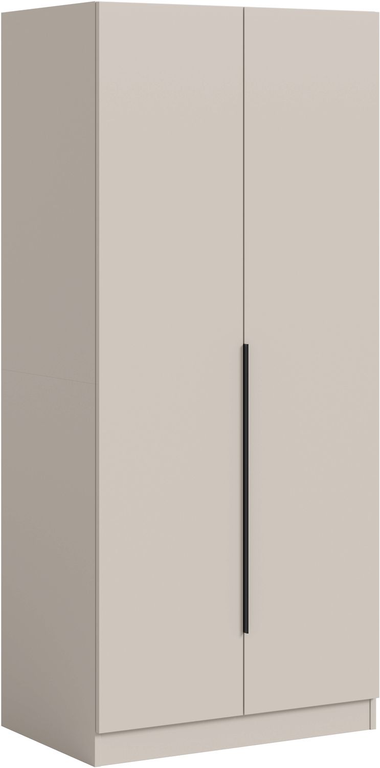 Kopenhagen Kleiderschrank 2-türig in Kaschmir Nachbildung Bild 1