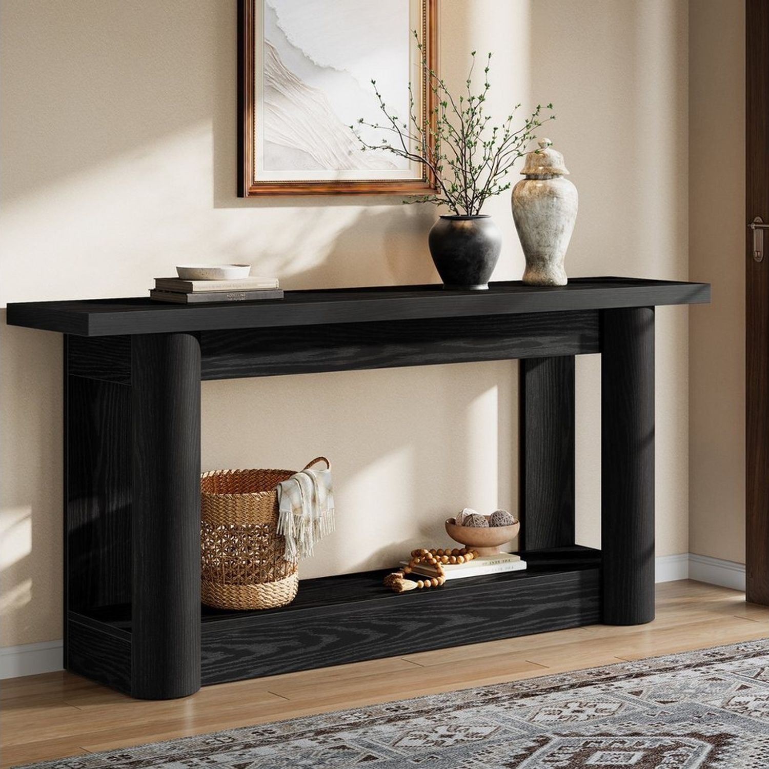 Tribesigns Konsolentisch 160 cm Schmaler Flurtisch, Langer Sofatisch hinter dem Sofa Bild 1