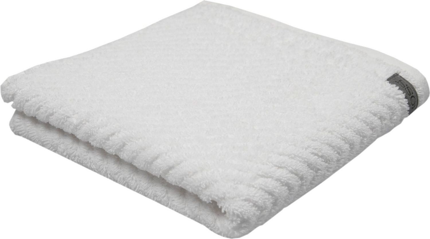 ROSS Duschtuch Smart, Frottier (1-St), Uni-Rippe mit Velourslabel Bild 1