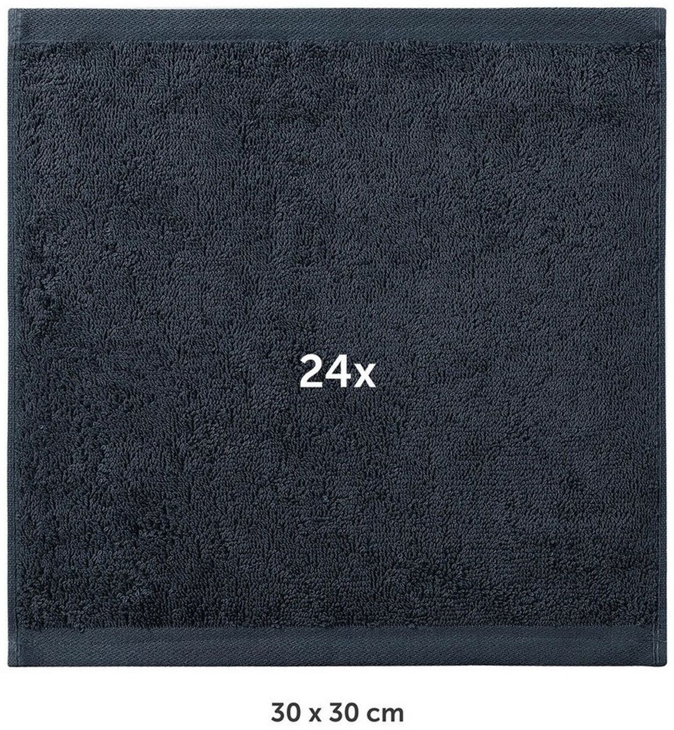 Blumtal Gästehandtücher 30x30cm - weich und saugstark, Frottee (24-St), 12er und 24er Set, 100% Baumwolle Bild 1