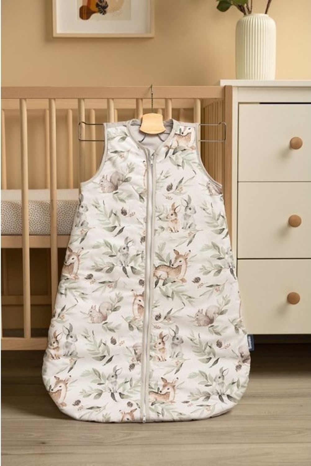 Sensillo Schlafsack zum Schlafen M 50x80 cm Booties grau Bild 1