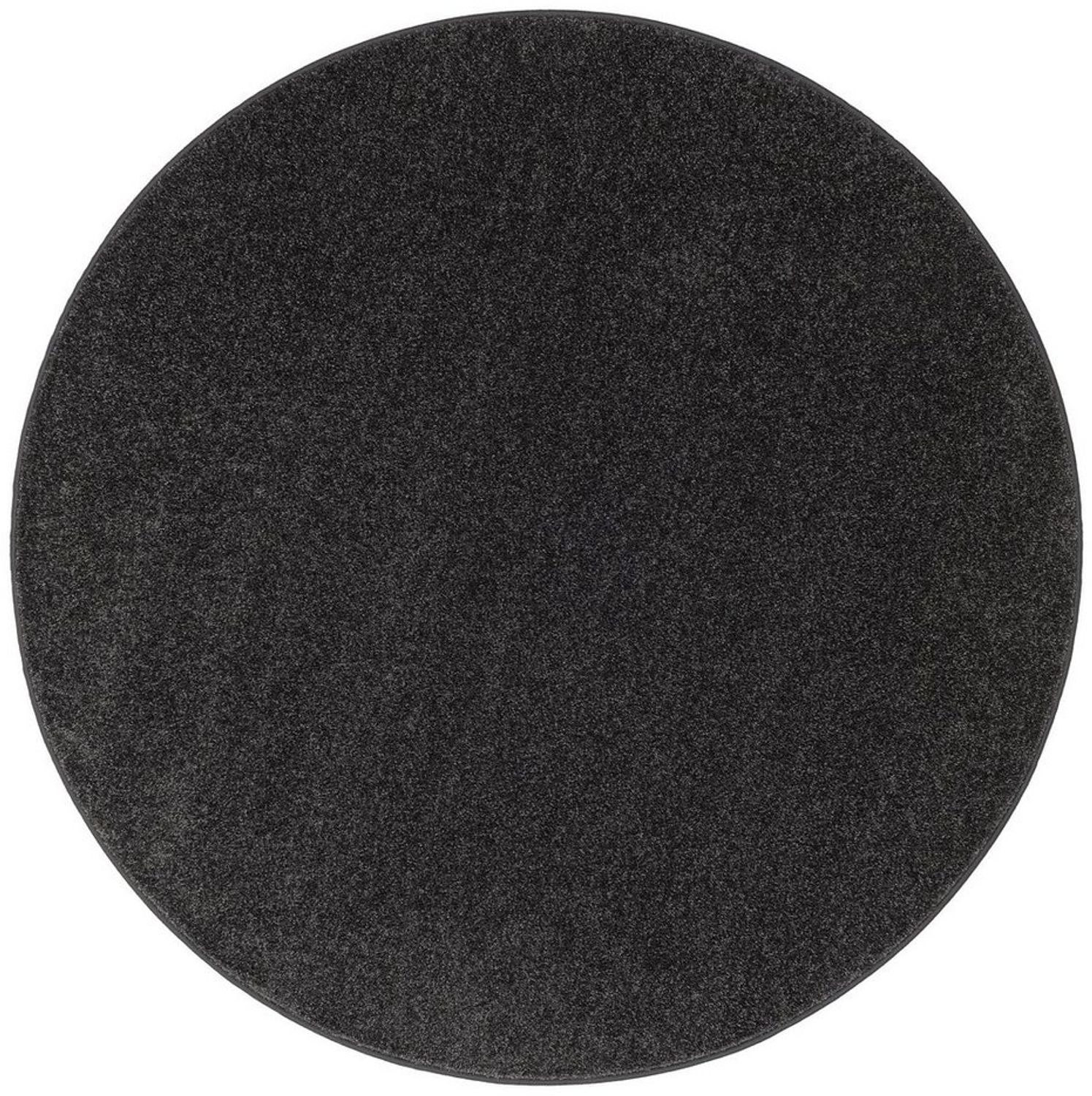 Snapstyle Hochflor-Teppich Hochflor Velours Teppich Cottage Rund, Rund, Höhe: 22 mm Bild 1