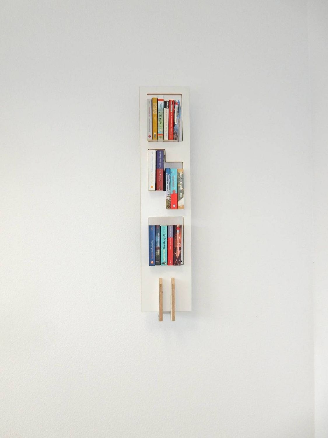 Lesestoff Bücherregal, Weiß Bild 1