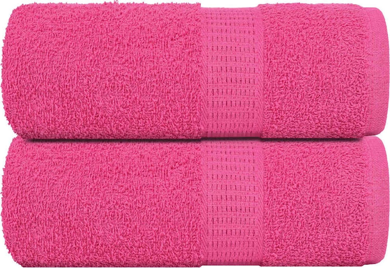 vidaXL Waschtücher FROGN 2 Stk. Rosa 30x30 cm 360 g/m² 137040 Bild 1