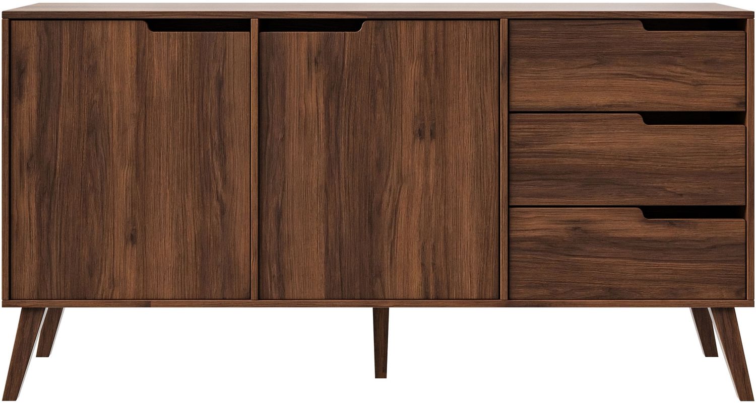 Kommode Nedila 2D3S (Farbe: Nuss Warmia) Bild 1
