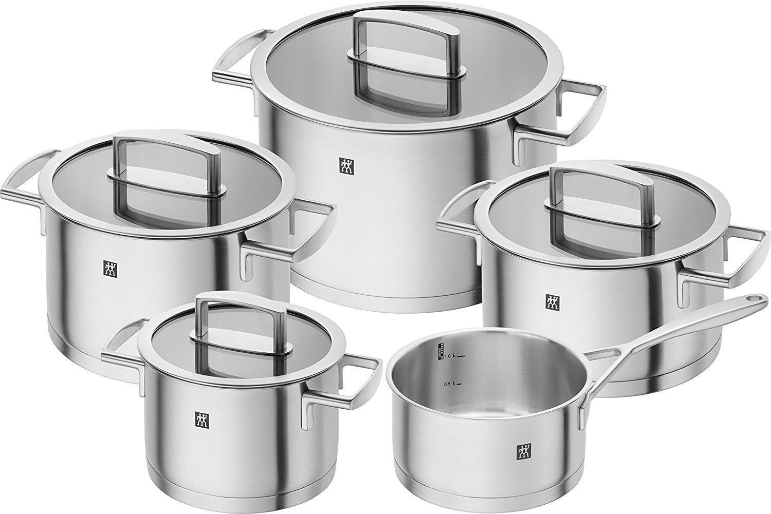 Zwilling Kochtopfset 5-tlg. Vitality Edelstahl matt 66460-000-0 Bild 1