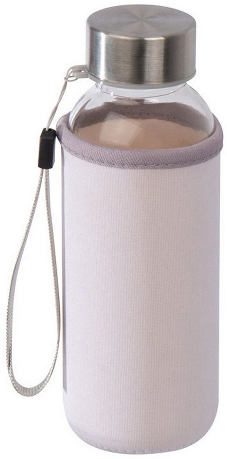 Macma Trinkflasche Glas Trinkflasche mit Neoprenüberzug / 300ml / Farbe: transparent Bild 1