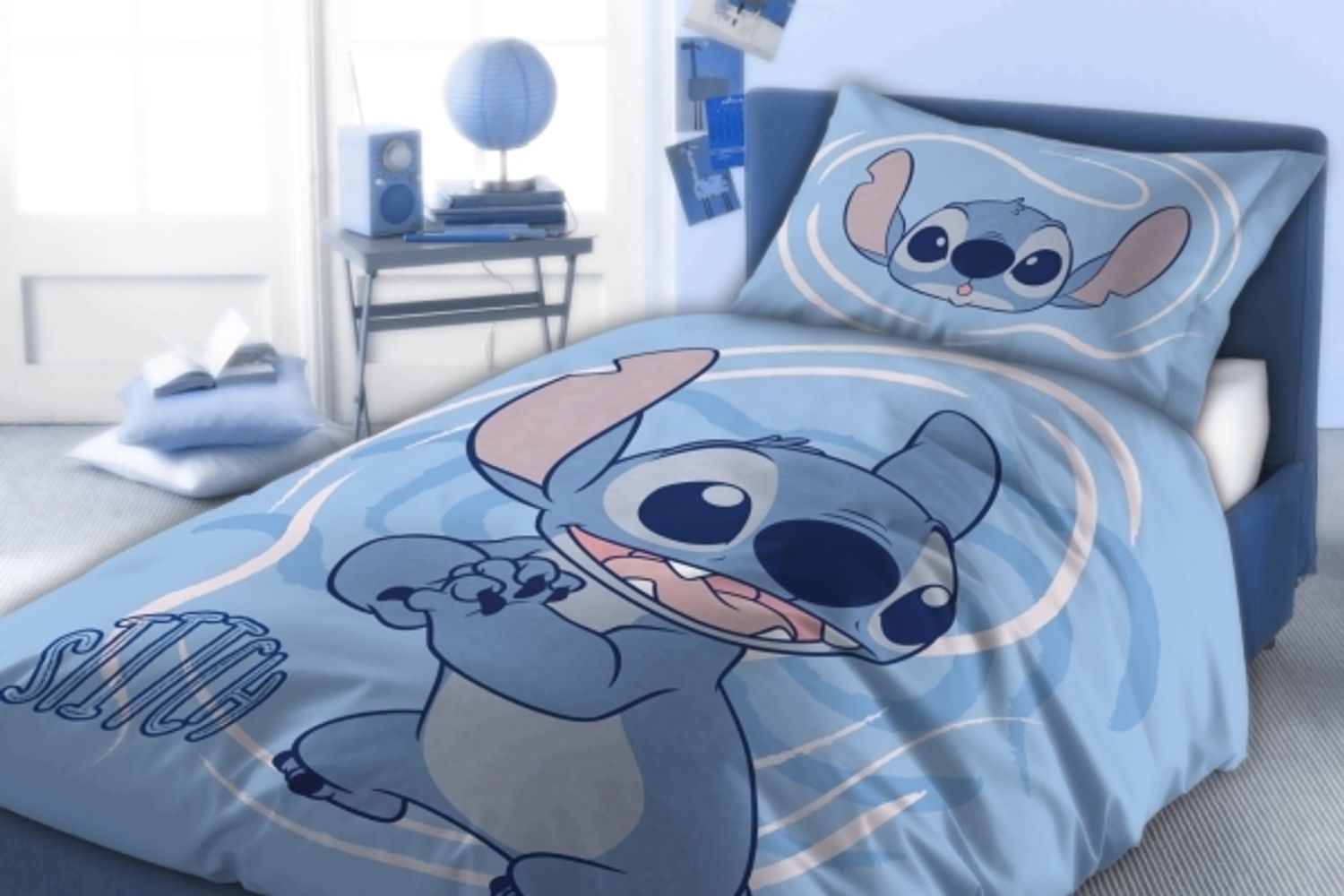 Disney Stitch Bettwäsche (Blau) - 100% Baumwolle Bild 1