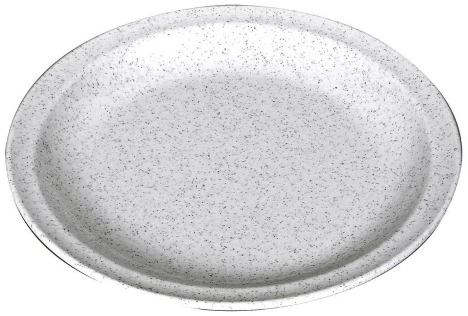 Waca Melamin Teller, 23, 5 cm Ø, flach, granit Bild 1