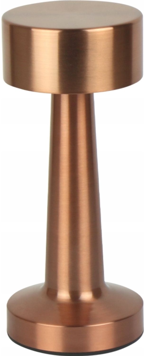 Emos Tischlampe Ikraunamas Stahl/Glas RIWIA 1 W 120 lm CCT wechselbar 1800 mAh rosé Bild 1