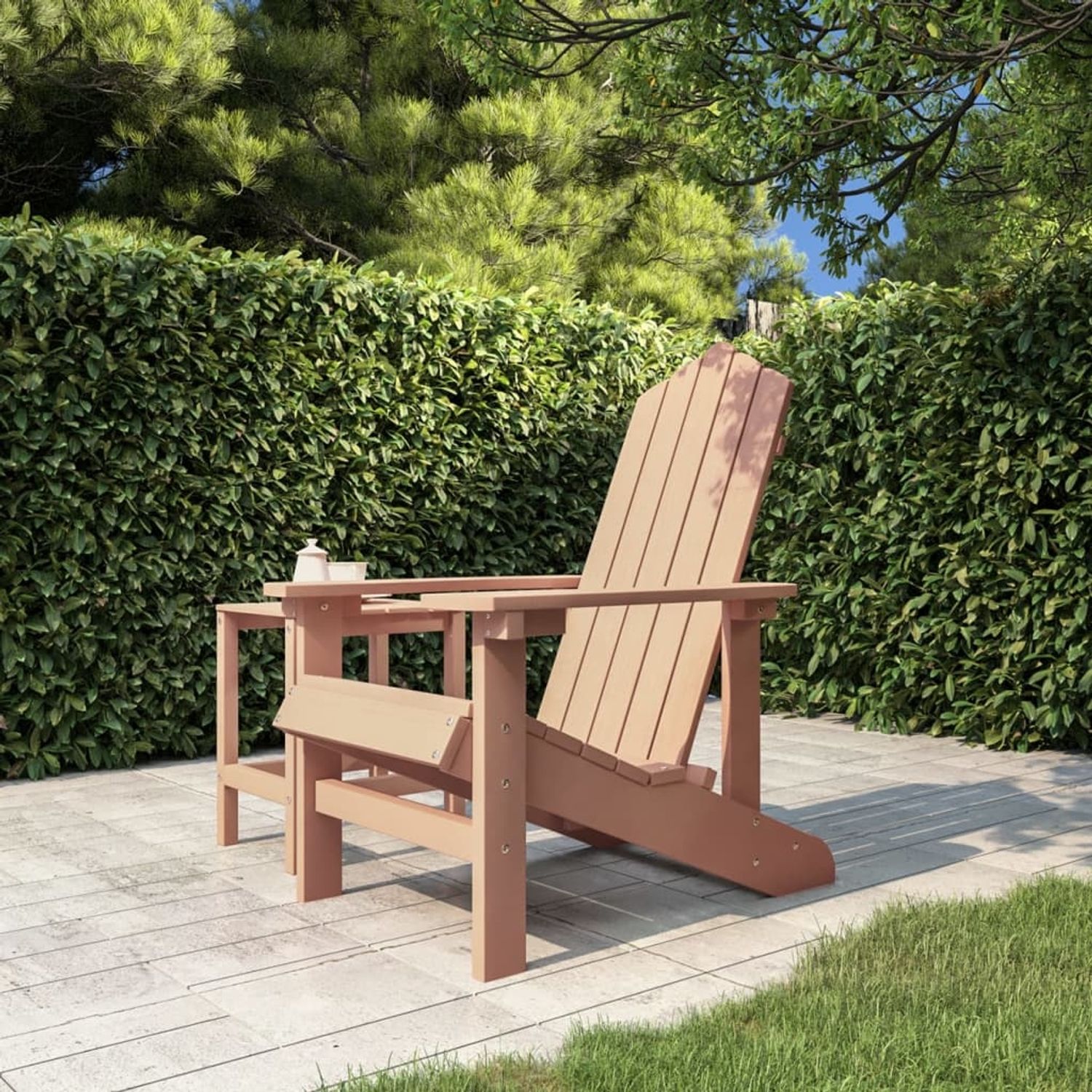 vidaXL Adirondack-Gartenstuhl HDPE Braun 318639 Bild 1