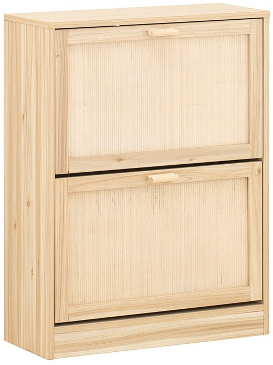 SoBuy FSR160-N Schuhschrank, MDF, Papierfurnier, Naturfarben, 24 x 118,01 x 59,99 cm Bild 1