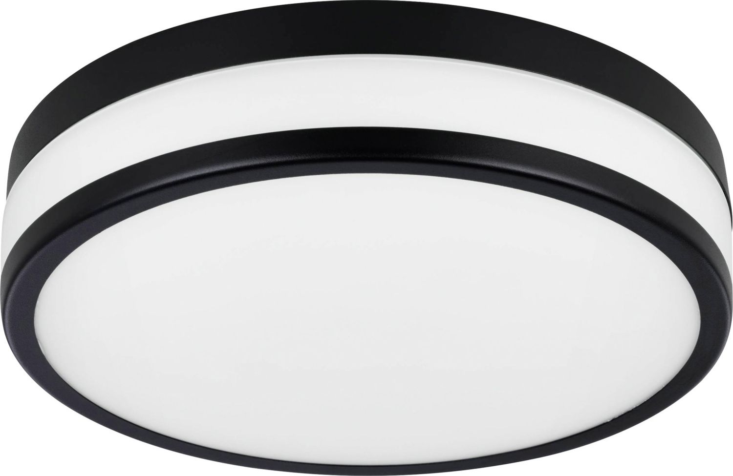 Eglo 900846 Deckenleuchte LED PALERMO Stahl schwarz LED 3X5,7W 3000K IP44 H:7. 5cm Ø30cm Bild 1