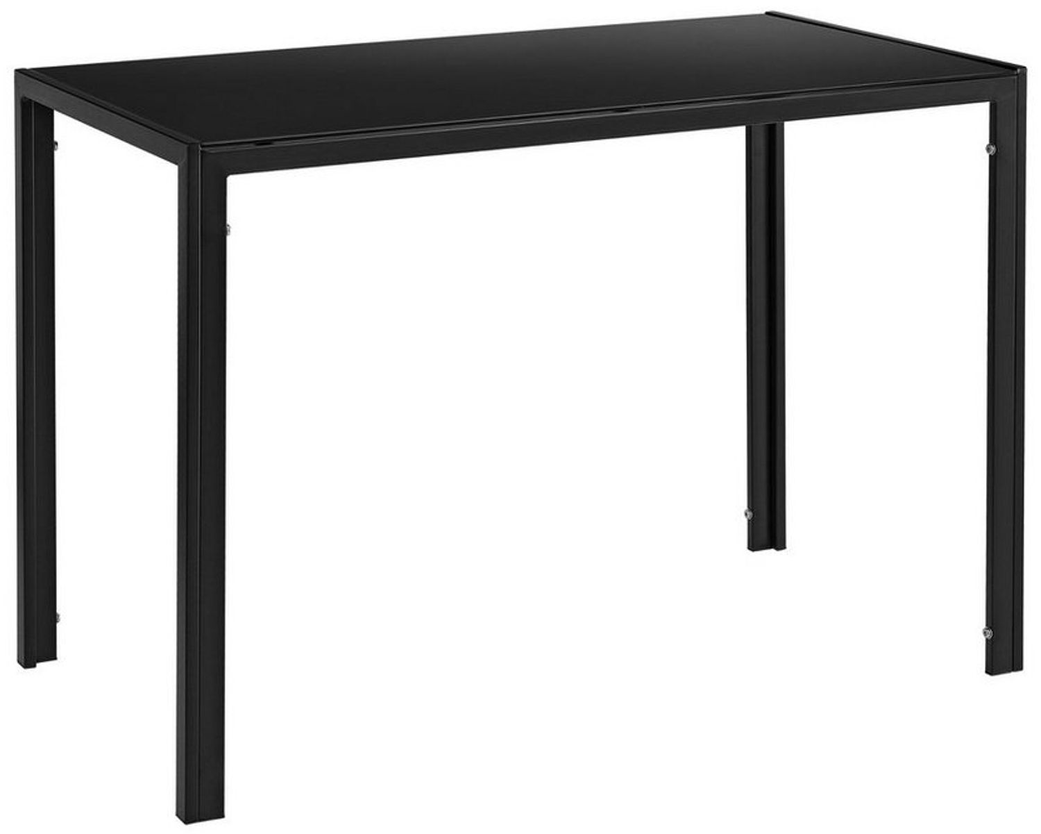 Esstisch Enschede 105x60x75 cm Tischplatte Glas Schwarz en. casa Bild 1