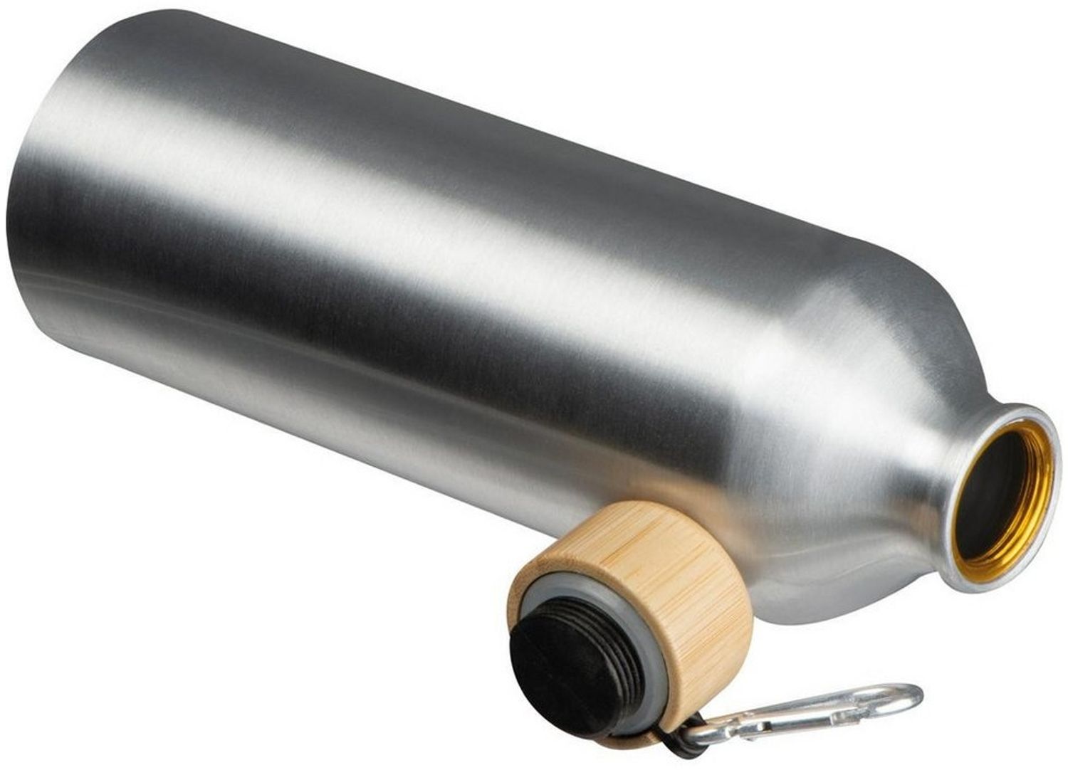 Macma Trinkflasche Trinkflasche aus recyceltem Aluminium mit Karabiner / 750 ml / Farbe: Bild 1