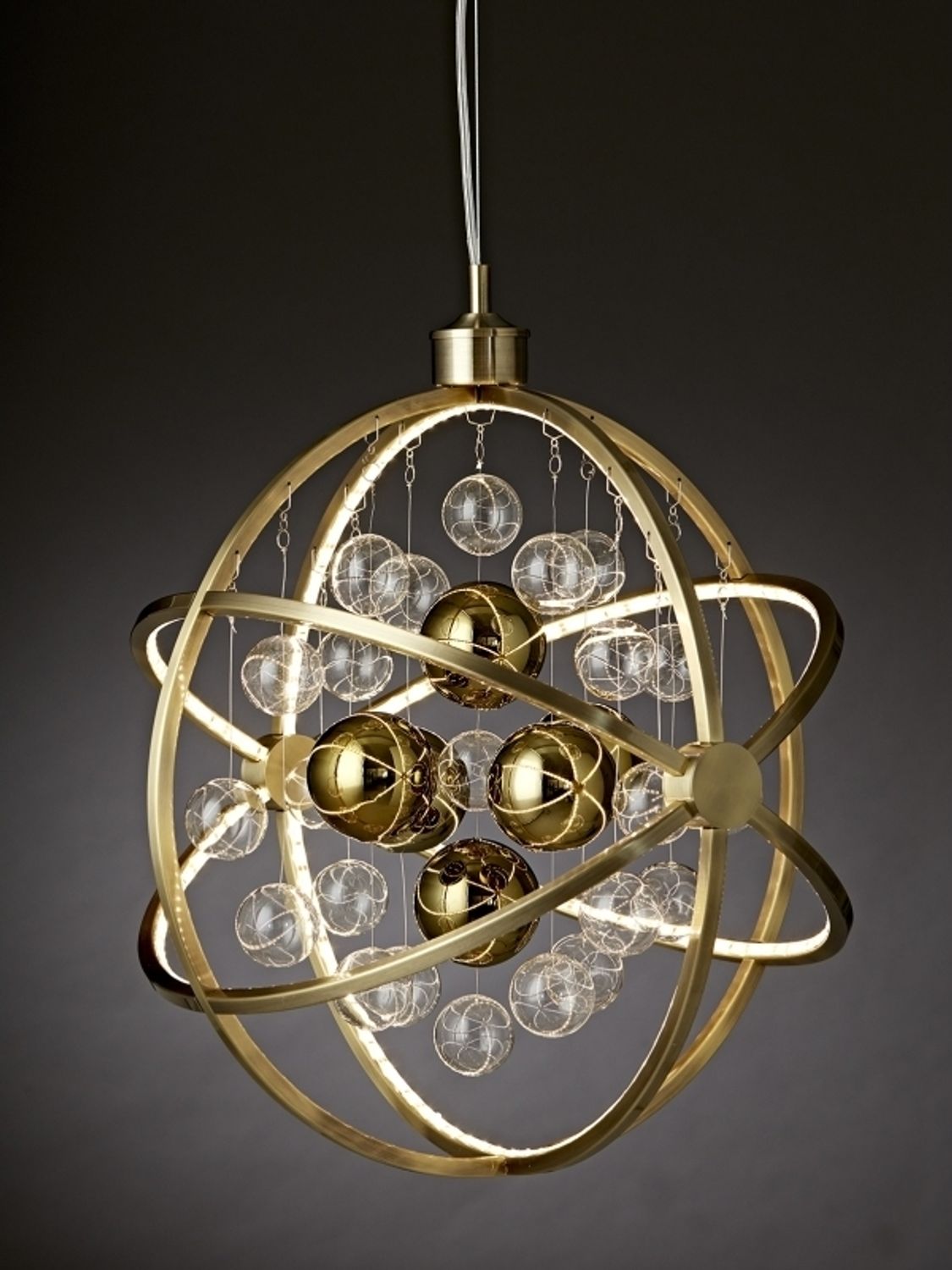 LOFTLAMPE GALAXY 3000K MESSING ANTIK Dimmbar Bild 1