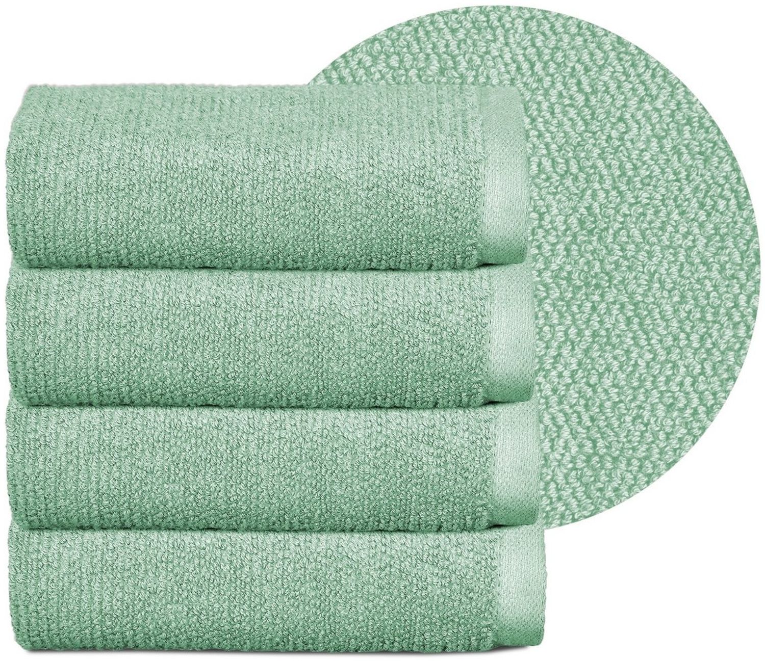 Beautex Handtuch Set Handtuch Set, Made in Europe, Frottier (Multischlaufen-Optik, Frottier Premium Set aus 100% Baumwolle 550g/m) Bild 1