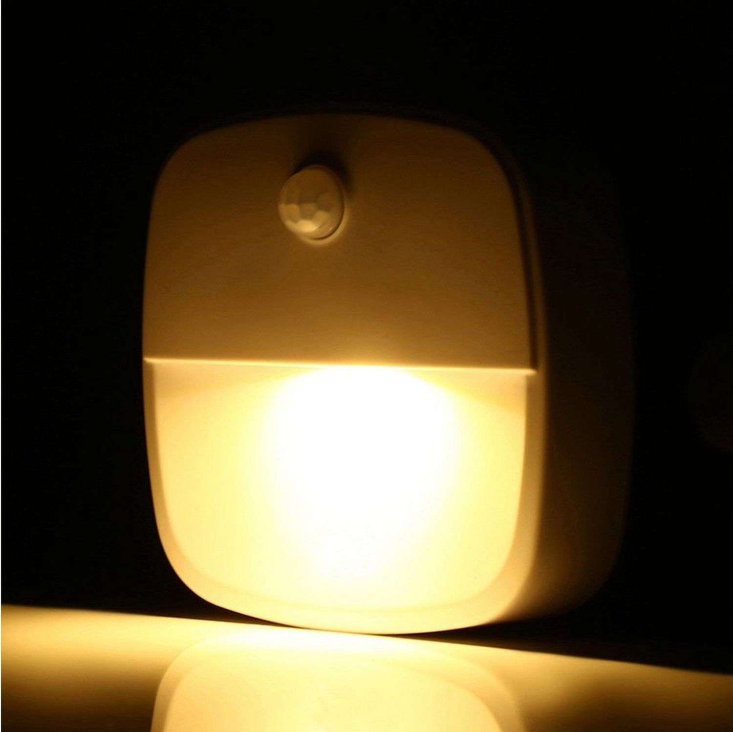 MUPOO LED Nachtlicht Plug-in Nachtlicht, 1/2 Betriebsmodi LED, Bewegungssensor Nachtlicht, Sicherheitszubehör Küchentreppe,Nachtlichter Schlummerleuchten Kinder Bild 1
