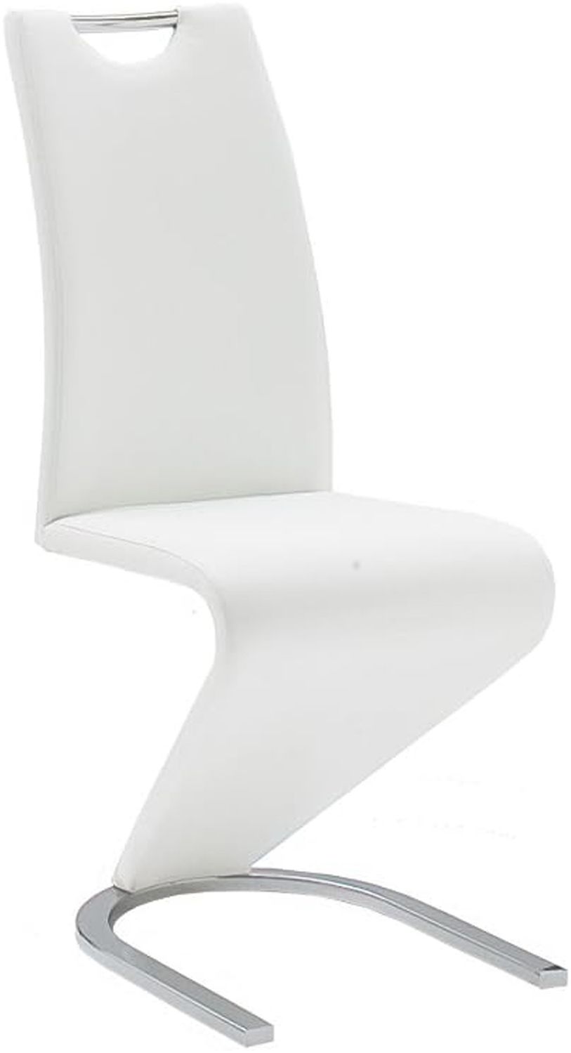 Freischwinger >Pupik II< in weiß - 45x102x62cm (BxHxT) Bild 1
