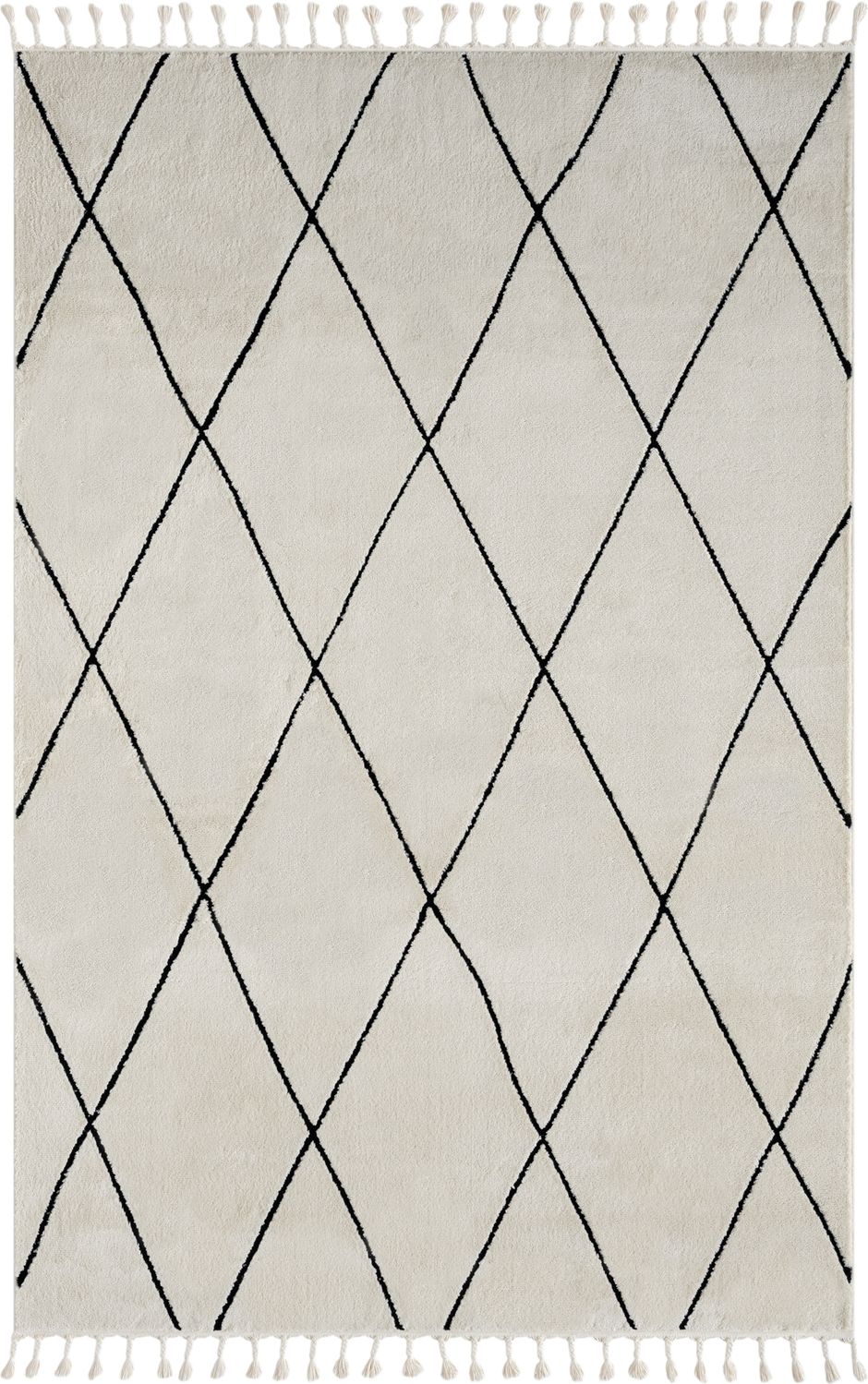 Teppich ORIENTAL-Structure rechteckig weiss diverse Größen Bild 1