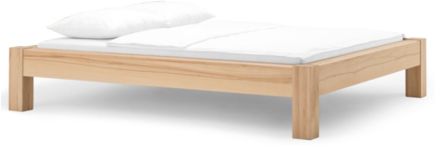 Dico Wildeiche Massivholz Bettrahmen Select Premium ohne Kopfteil, durchgehende Lamelle Bild 1