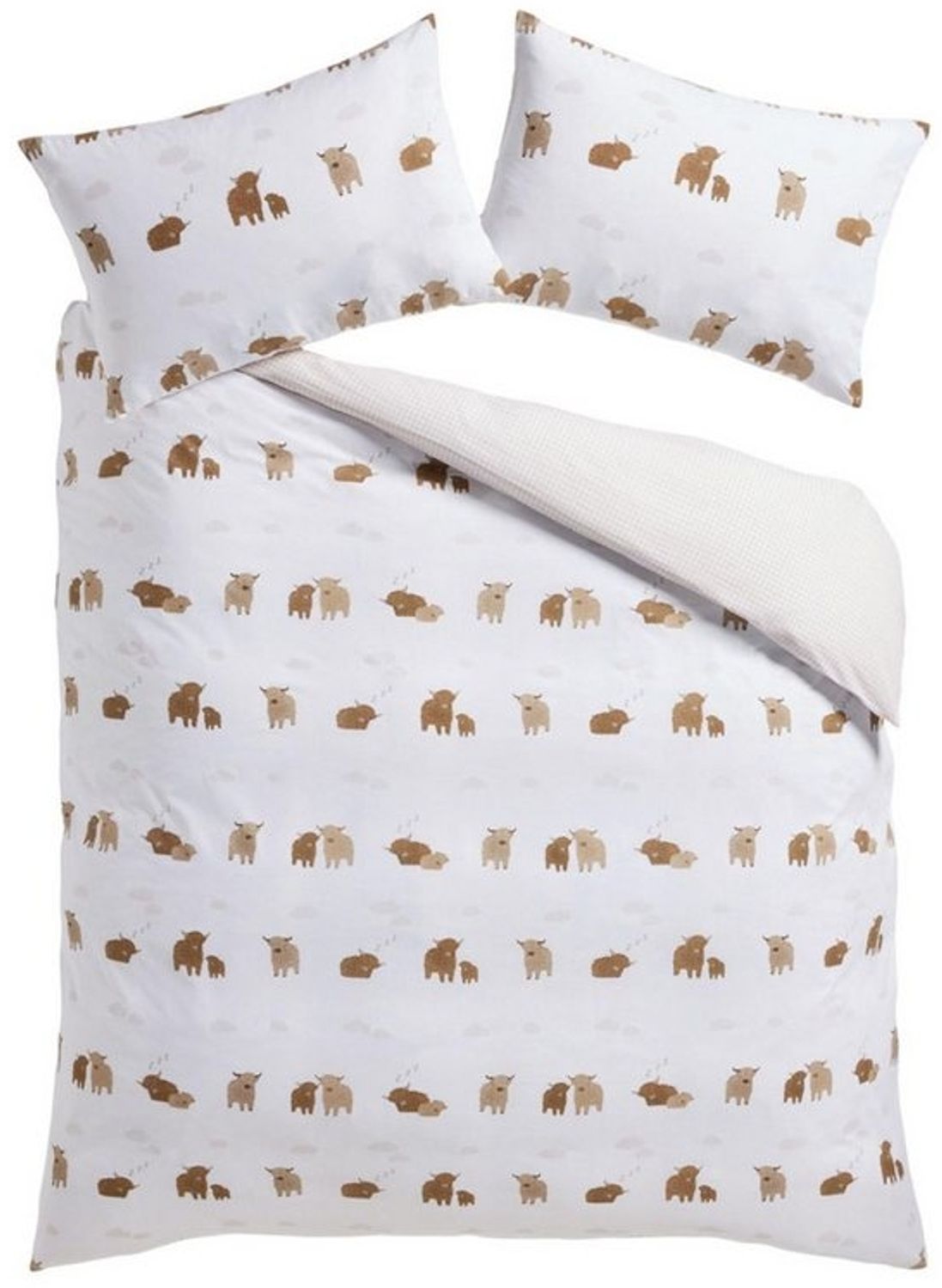 Next Bett-Set Wendbarer Bettbezug- und Kissenbezug, 2er-Pack, Bezug: Polyester (recycelt), Baumwolle Bild 1