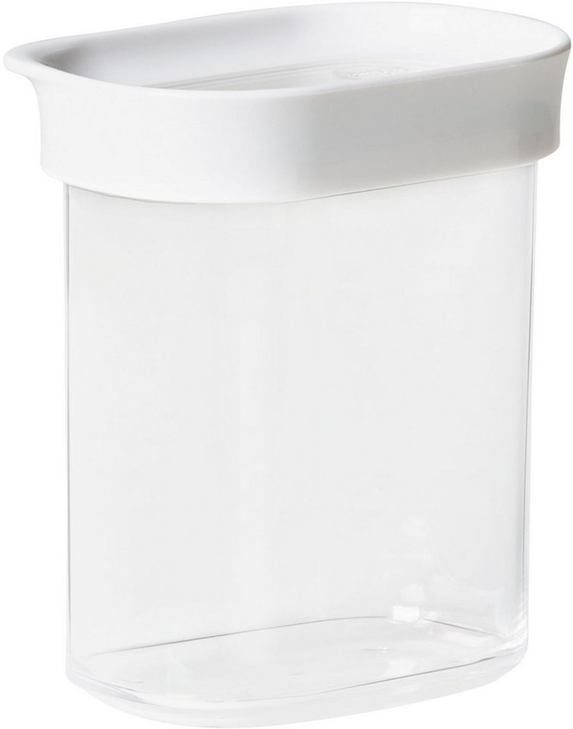 Emsa Optima Trockenvorratsdose 0,38 Liter, rechteckig, Hochformat, 100 Prozent sicher, hygienisch, platzeffizient, Frischedichtung, transparentes Design, Schnappverschluss, N1141500 Bild 1
