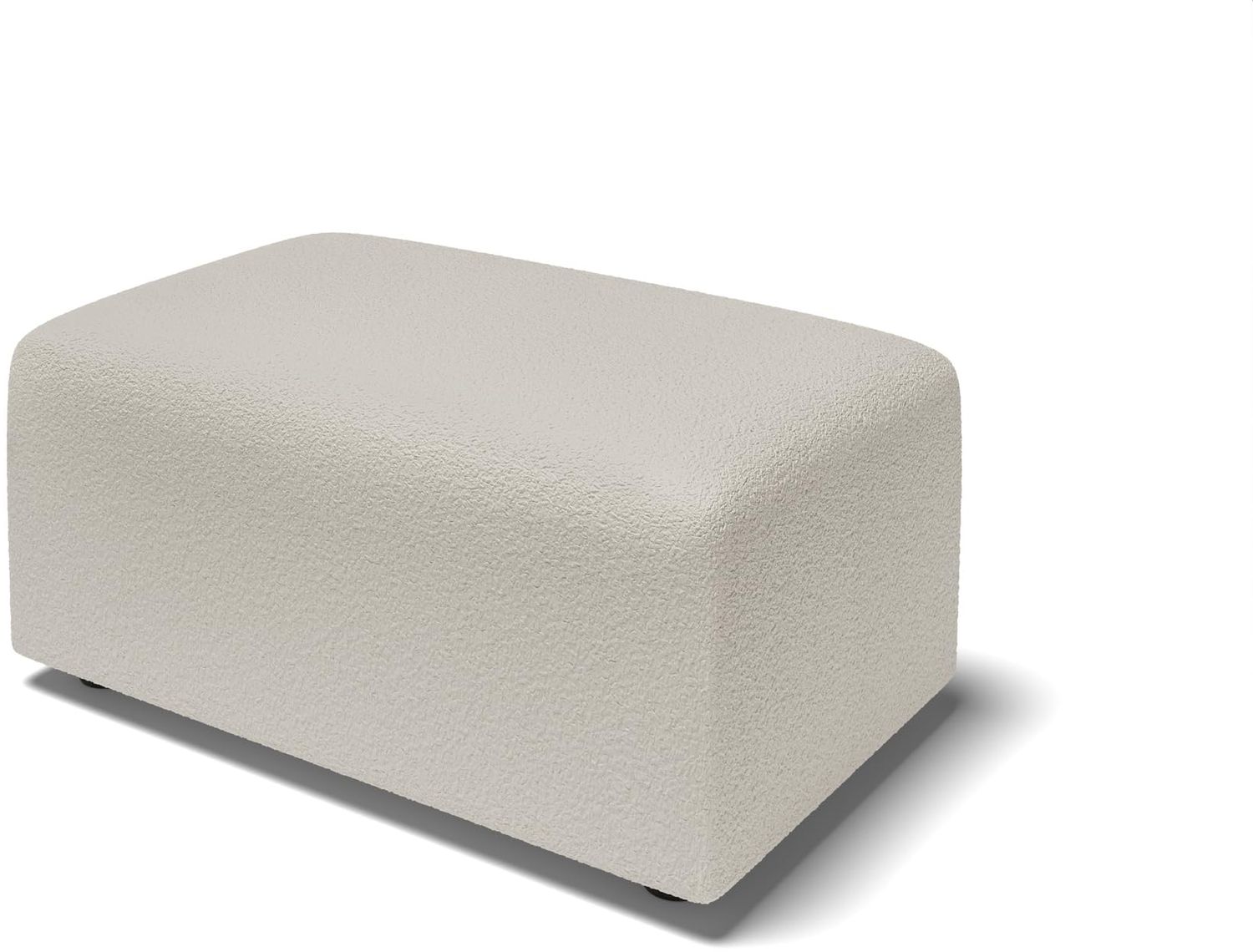 BAÏTA Sitzsack Milo, Stoff, Frottee, Weiß Bild 1