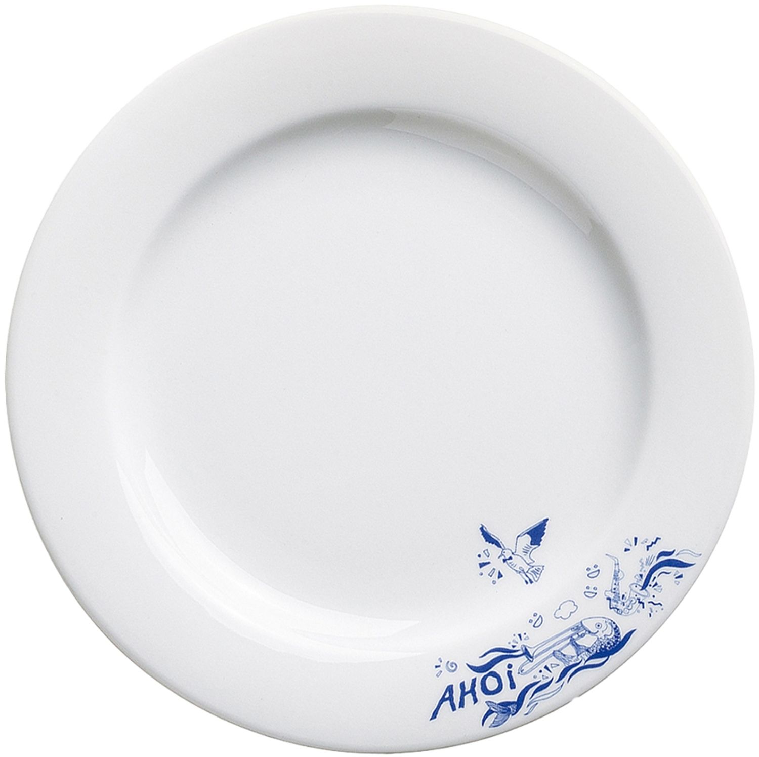 KAHLA Ahoi Marie Brunch-Teller 23 cm Kleine Elbmusik Bild 1