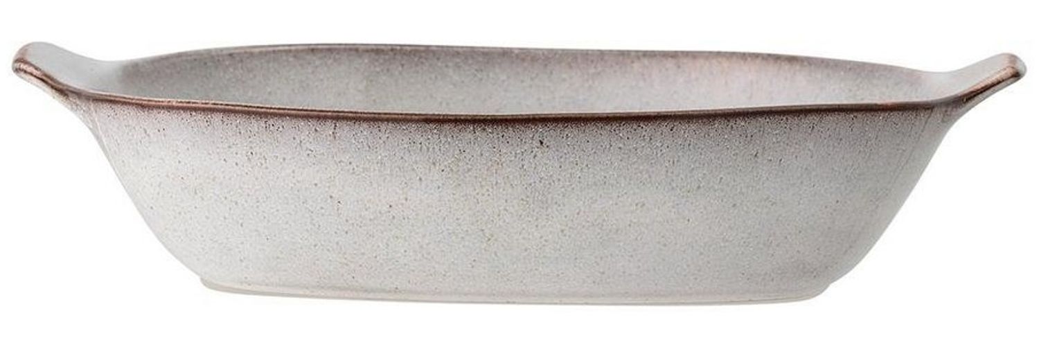 Bloomingville Servierschale Sandrine, grau 42,5x27,5cm Keramik Servierschüssel dänisches Design Bild 1