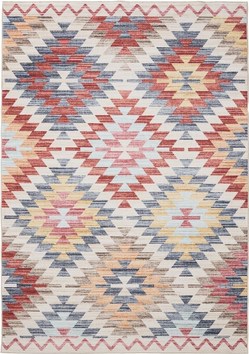 Interiyou Teppich Gent, Rechteckig, Höhe: 5 mm, Vintage Kurzflor für Wohnzimmer, Schlafzimmer, waschbar, pflegeleicht Bild 1