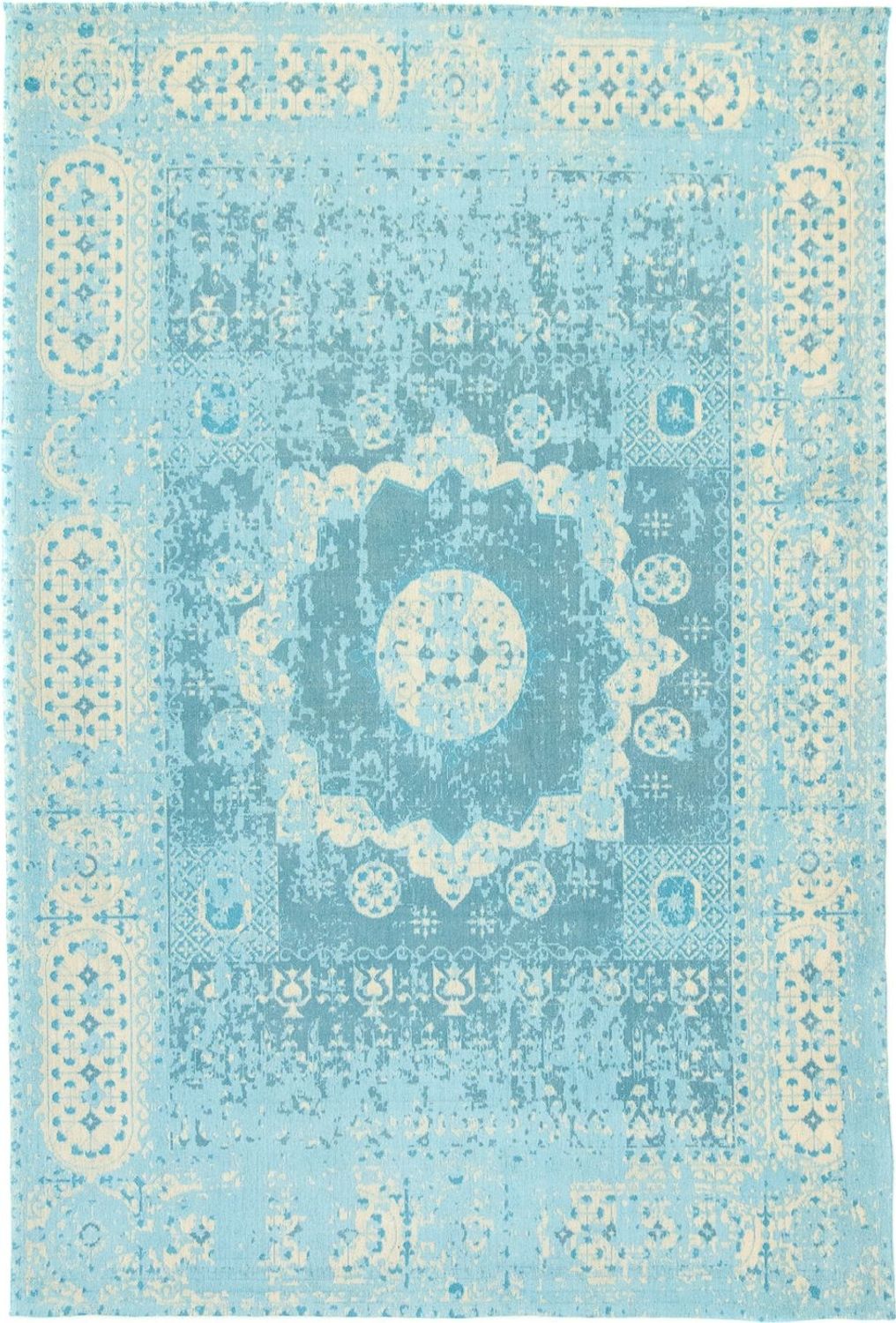 Vintage Teppich »Lagune« 140 x 70 cm - blau Bild 1