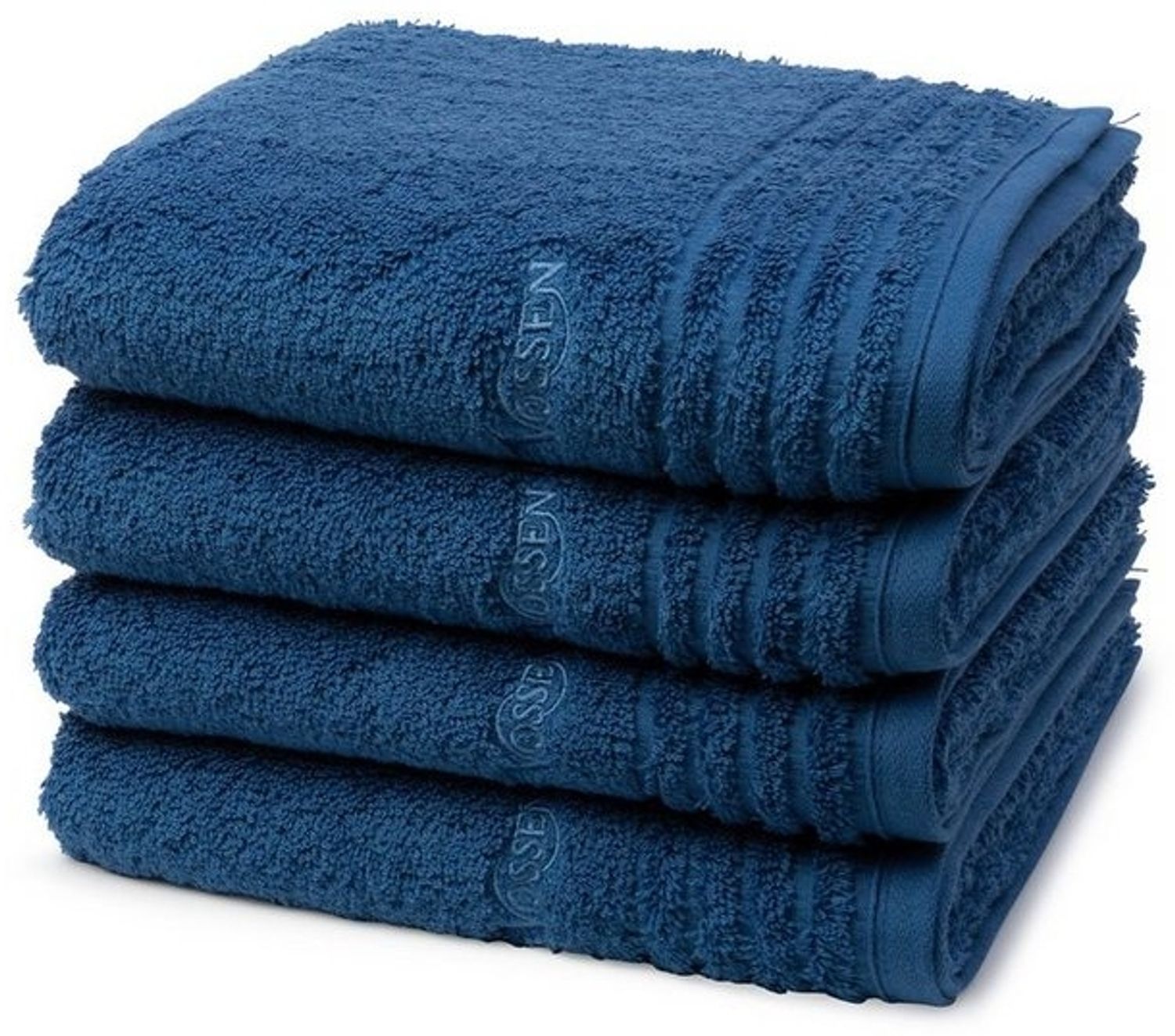 Vossen Vienna Style Supersoft 4 tlg. Frottier-Set - 4 X Handtuch (50 X 100cm) - 620 g/m2 - Deep blue Bild 1