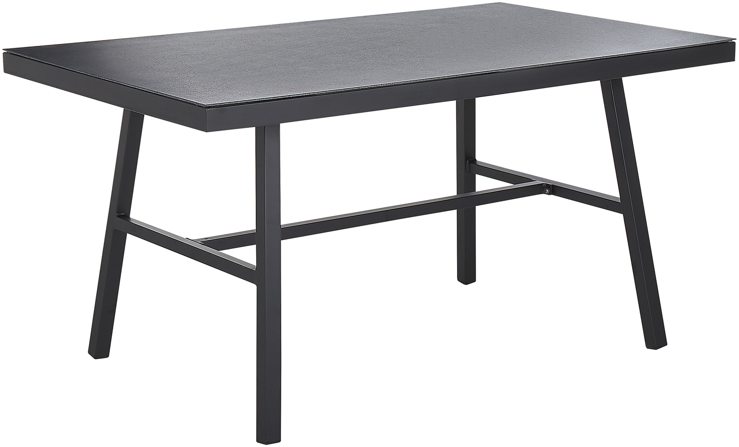 Beliani 'CANETTO' Gartentisch, Glas schwarz Bild 1