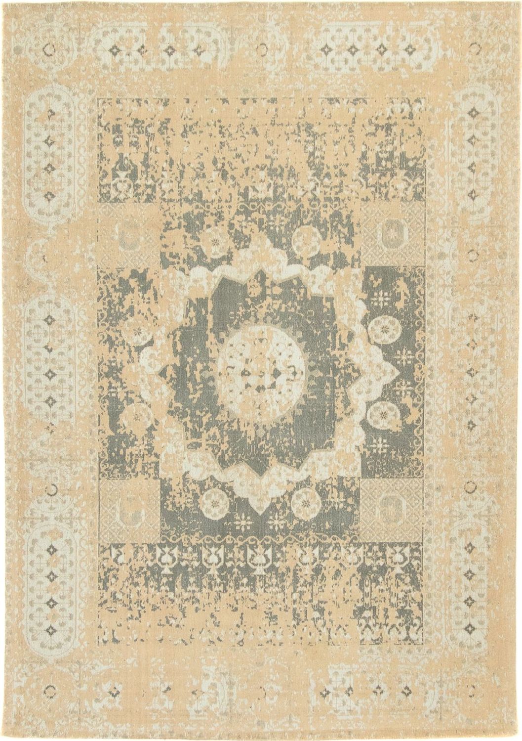 Vintage Teppich »Lagune« 180 x 120 cm - gold Bild 1
