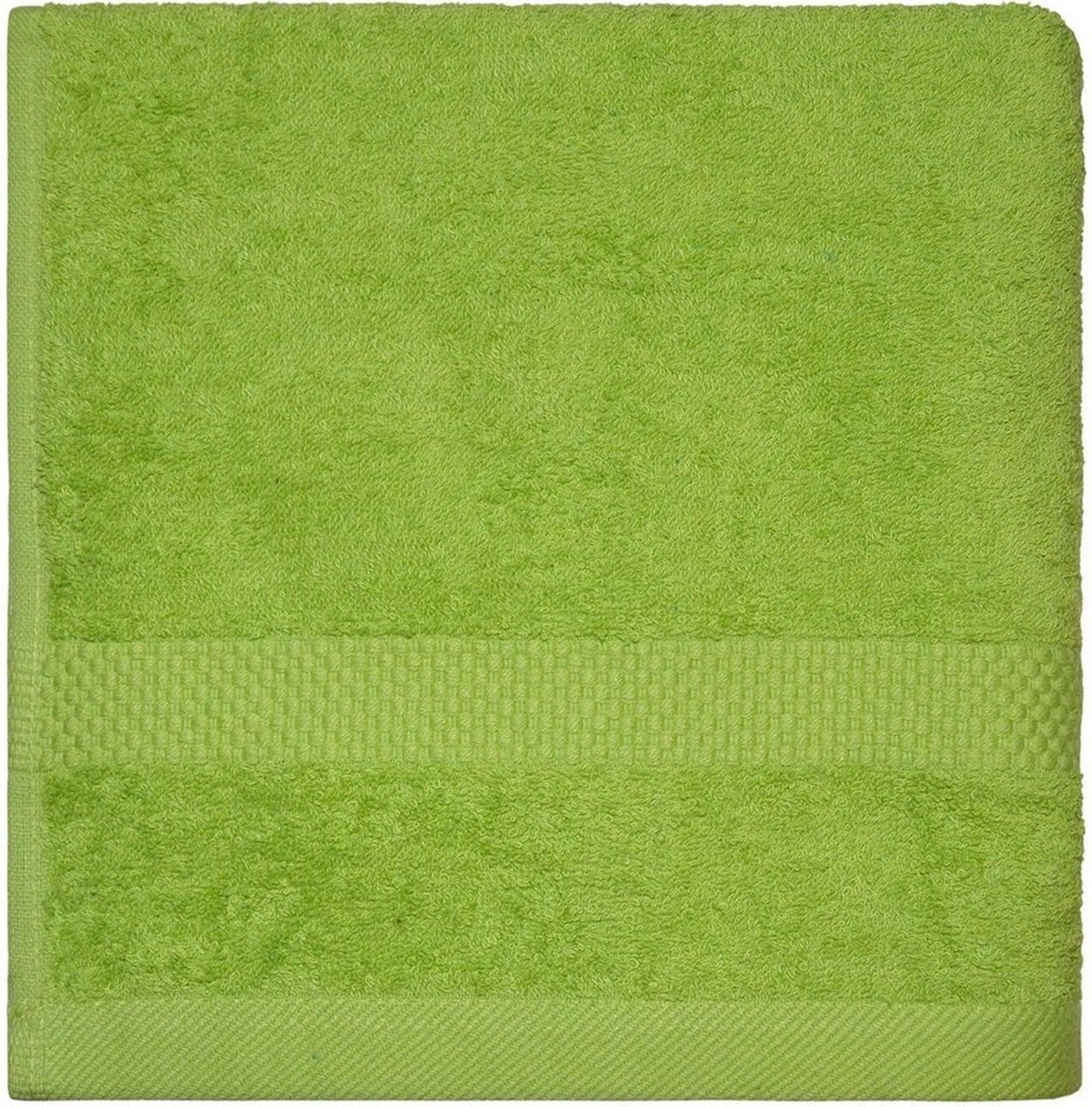 Bio Handtuch in vielen Farben & Größen, GOTS-zertifiziert Duschtuch, 70x140 cm, grün Bild 1