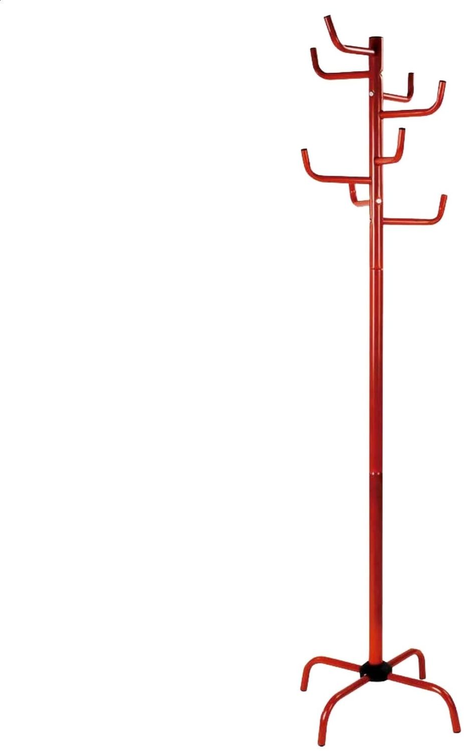 Mueblear 5127 Garderobe Form von Baum Metall rot 50 x 50 x 175 cm Bild 1