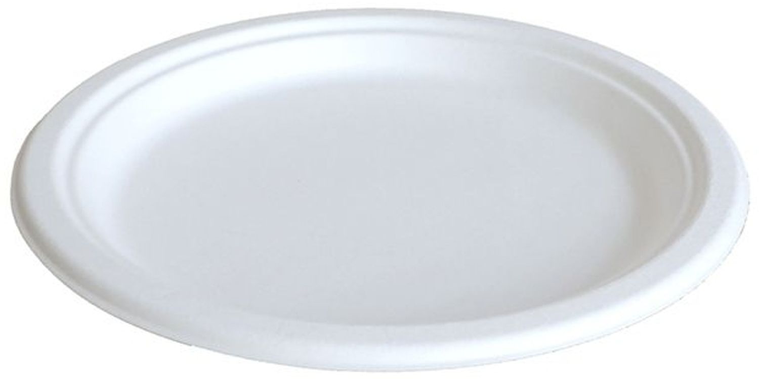 Braun & Company By nature Teller weiß 23 cm Pappe 10 Stück Pappteller Bild 1