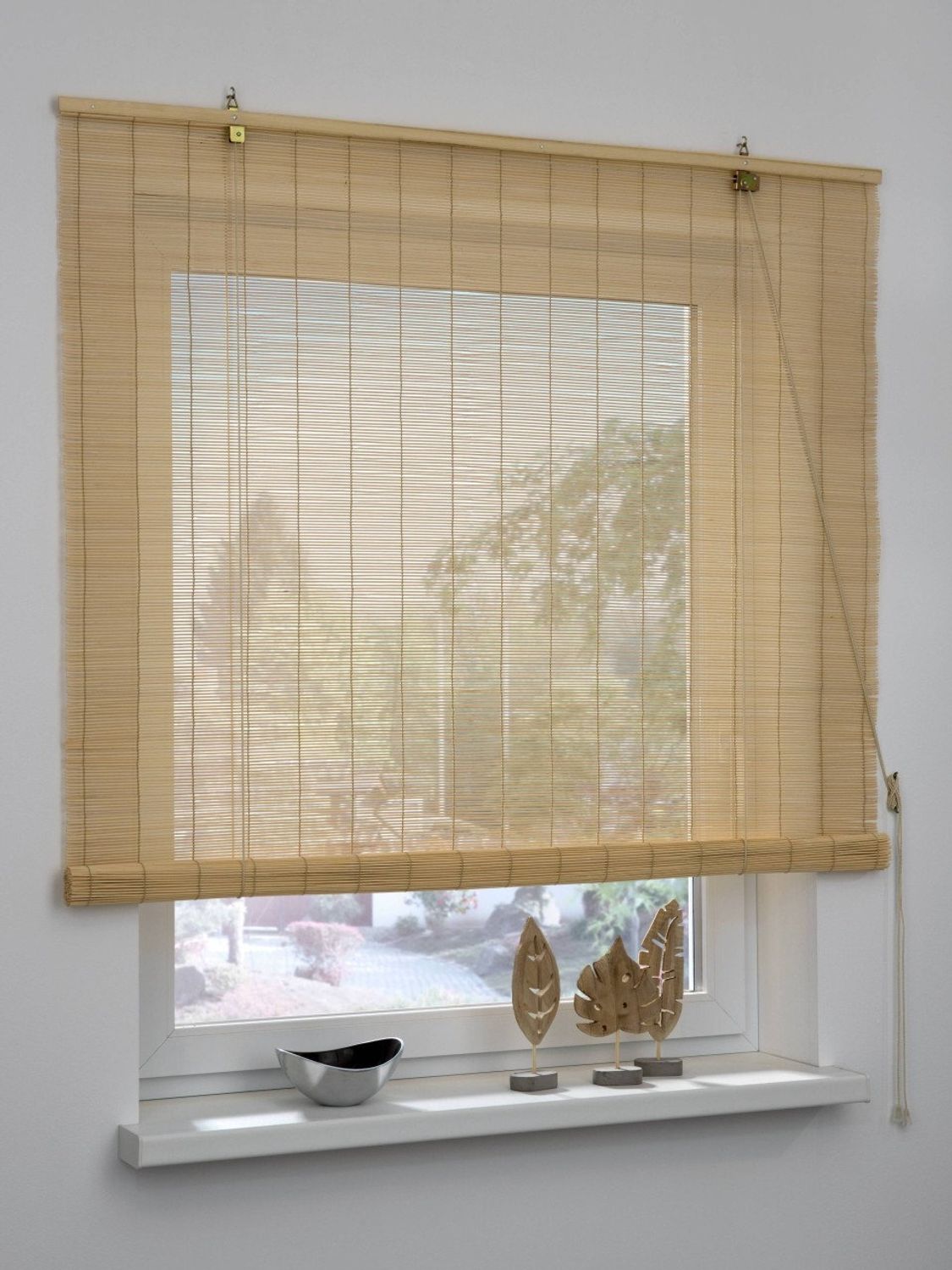 Gardinia Bambus-Rollo natur 120 x 160 cm Bild 1