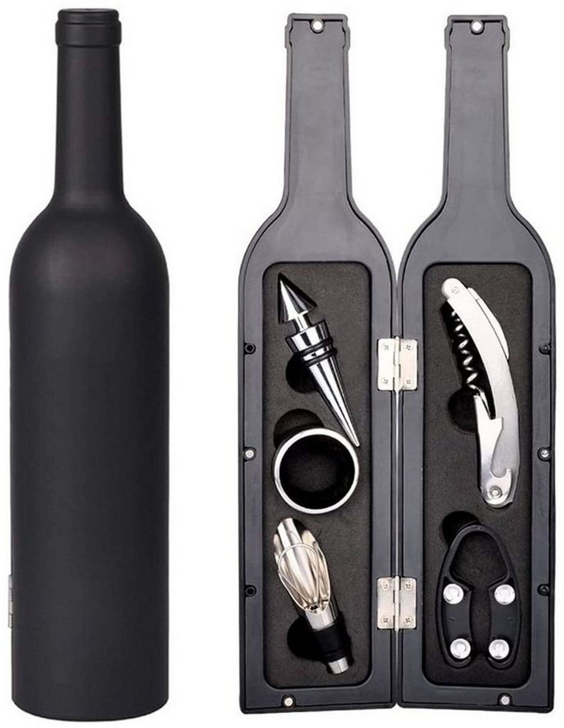 Sommelier Weinzubehör Korkenzieher Kellnermesser Set 6-tlg BM-2101 Bild 1
