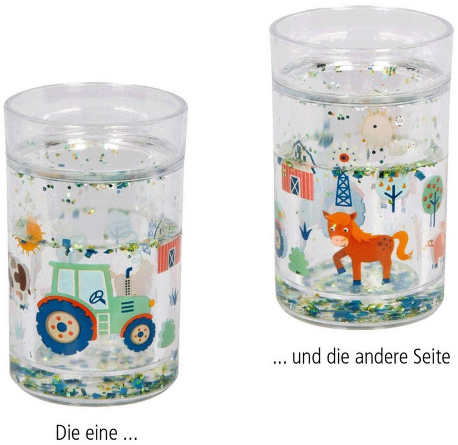 COPPENRATH DIE SPIEGELBURG Kindergeschirr-Set Coppenrath 22314 - Die Spiegelburg Wenn ich mal groß bin - Glitzerbec Bild 1