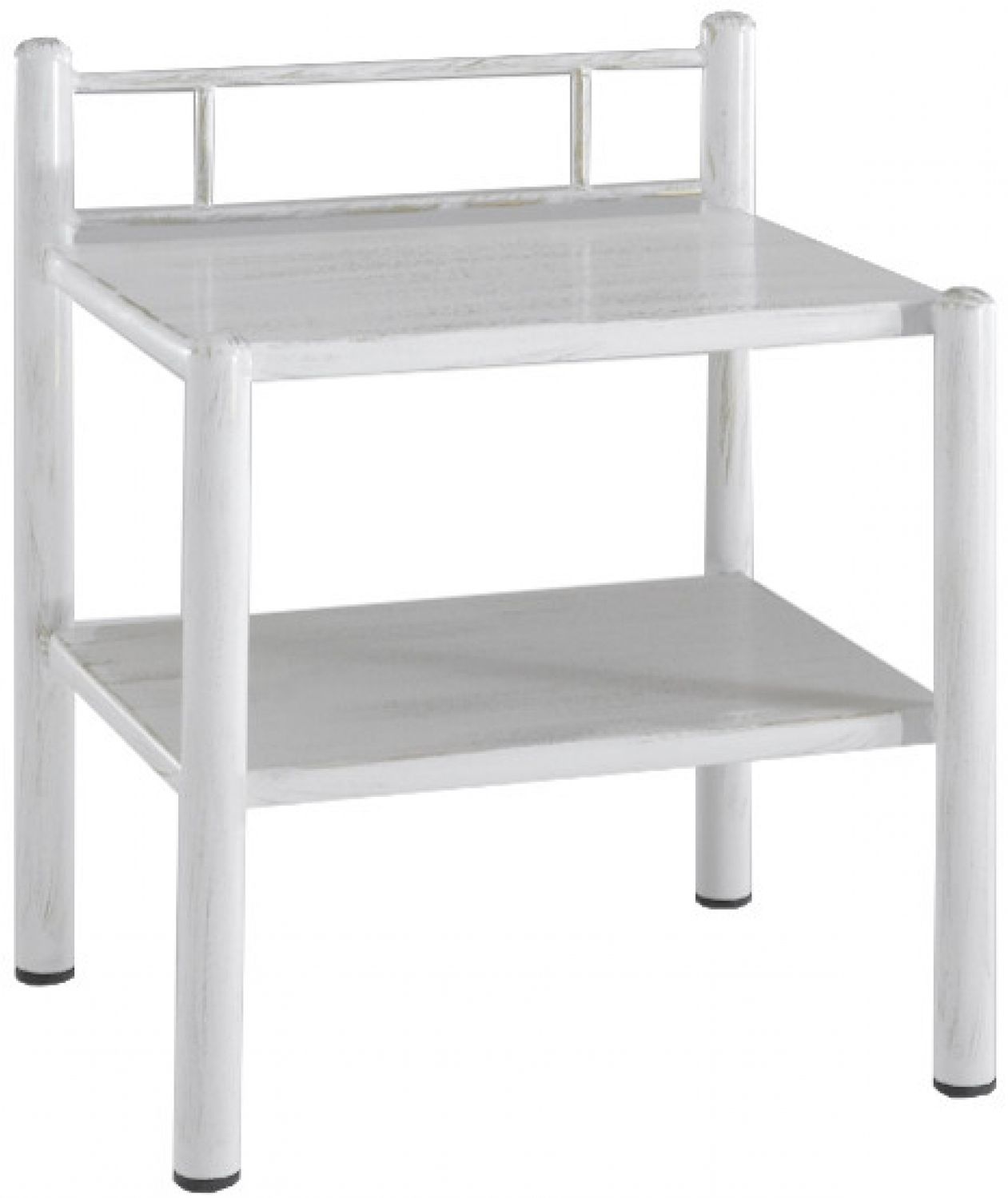 Dico Metall Nachttisch Beistelltisch mit 2 Metallablagen Bild 1