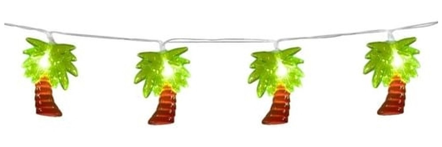Lichterkette mit Palmen Bild 1