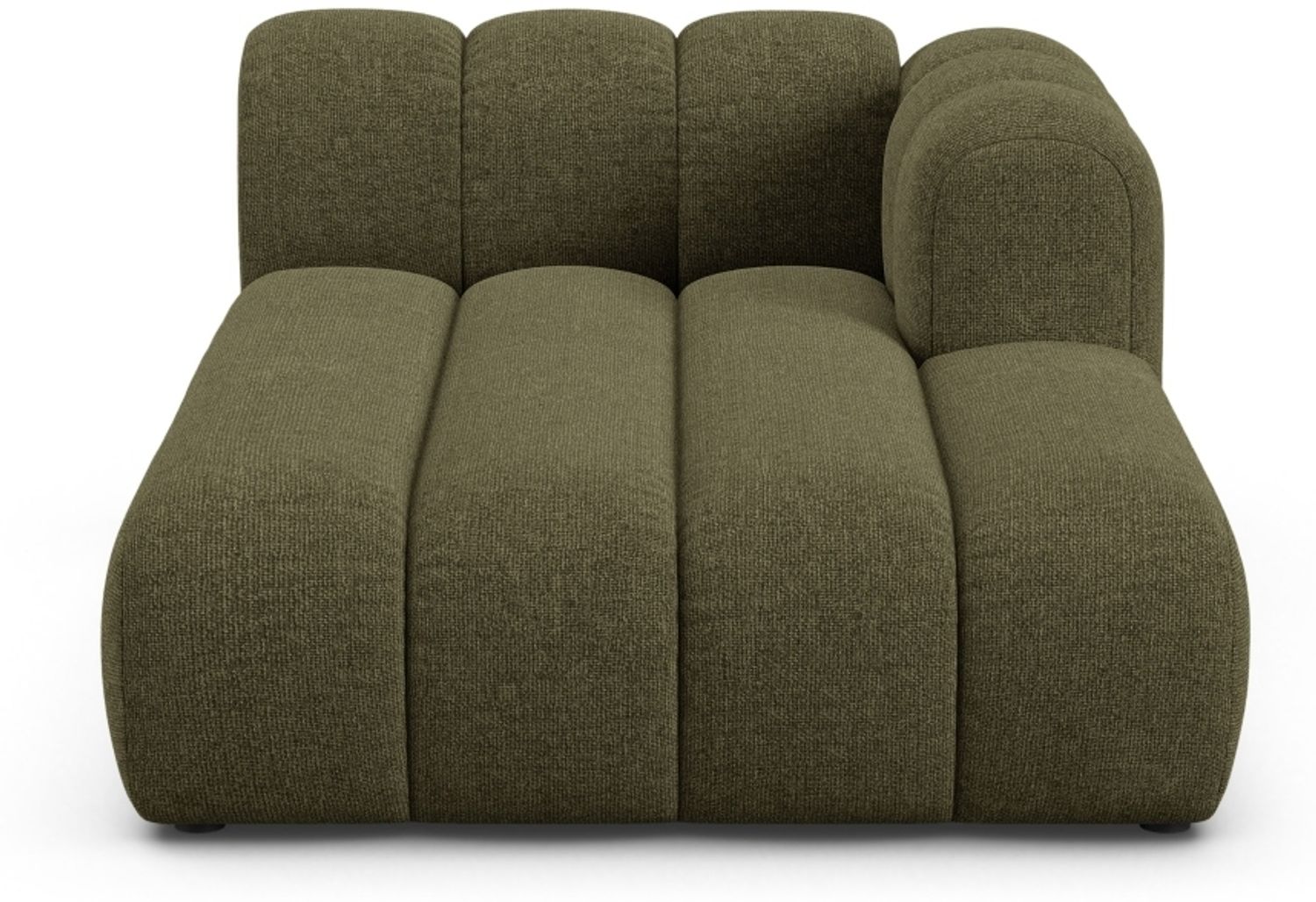 Micadoni Recamiere Lupine 2-Sitzer Rechts Chenille Eden Grün Bild 1