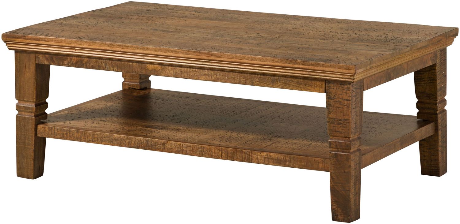 Couchtisch Mango 120x75x45 dunkelbraun geölt RODEZ #123 Bild 1