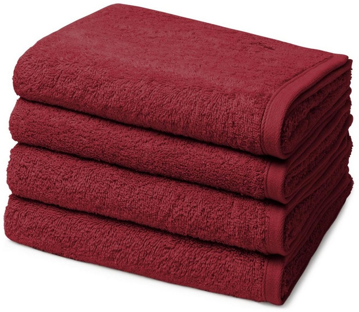 Ross Vita 4 tlg. Frottier-Set - 4 X Handtuch (50 X 100cm) - 520 g/m2 - Marsala Bild 1