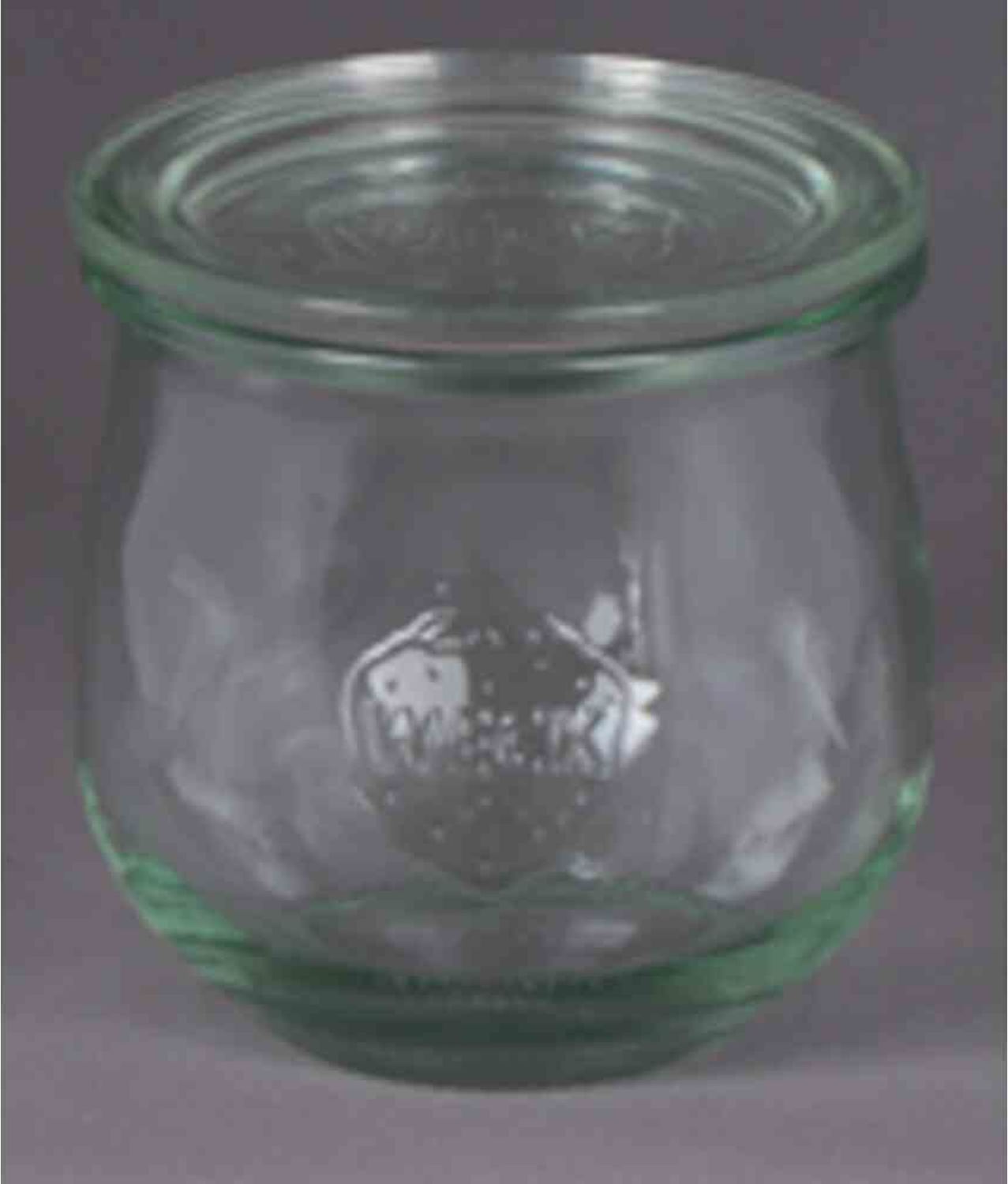 Tulpe-Glas "Cucinare" Rundrand 370 ml Weck-Glas, Rundrand-Deckel Bild 1