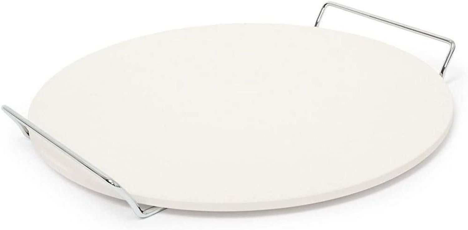 KESPER® Pizzastein Pizzastein, Material: Cordierit-Keramik, Metall, Maße: Ø 33 cm H: 1 cm, (1-St) Bild 1
